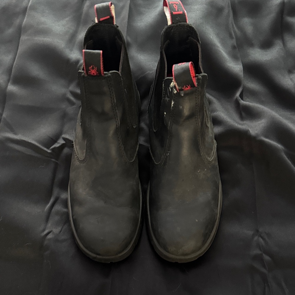 Black Leather Men's Boots